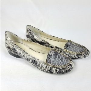 Franco Sarto Snake Print Loafer
